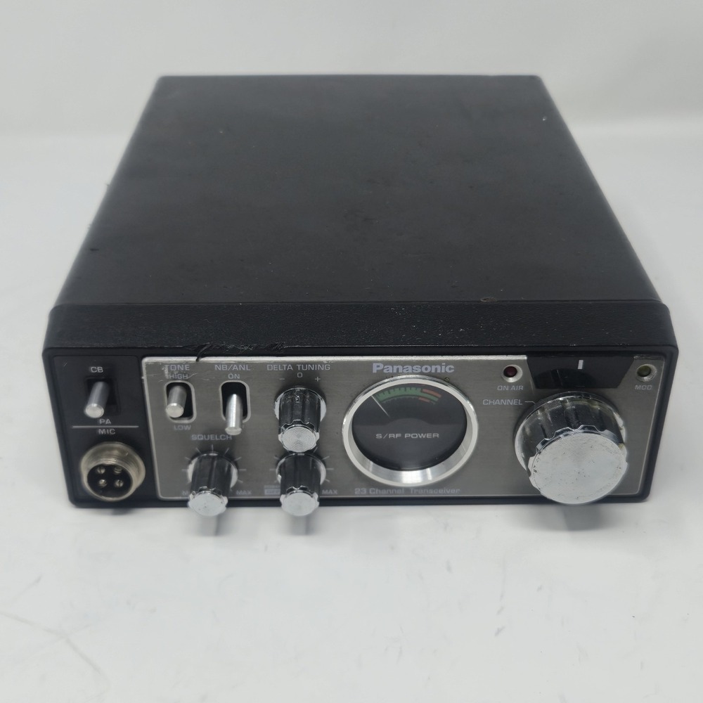 Vintage Panasonic RJ-3200 23 Channel CB Radio Transceiver POWERS ON - Picture 1 of 11
